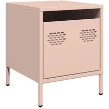 vidaXL Nachttische 2 Stk. Rosa 35x39x43,5 cm Stahl