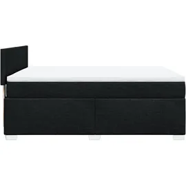 vidaXL Boxspringbett 160 x 200 cm Schwarz