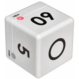 TFA Cube Timer Kurzzeitmesser digital Weiß