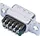 AMPHENOL 77D E09S ST D-SUB Buchsenleiste 180° Polzahl: 9 Schrauben 1St.