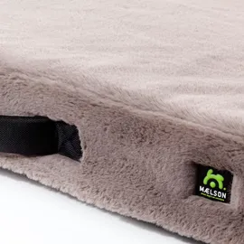 Maelson Hundebett MemoFluff 80 x 80 cm grau