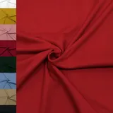 MAGAM-Stoffe Stoff "Noah", Bündchenstoff Feinstrick uni einfarbig ÖKO-TEX Meterware ab 50cm rot