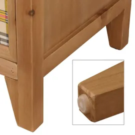 Mendler Apothekerkommode 80 x 91 x 40 cm Braun
