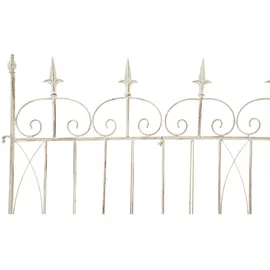 deluke Gartenzaun LINUS 124 x 1 x 116 cm 4er Set Beige