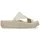 Crocs Getaway Platform Toe Loop Badesandalen Sandstone 41-42