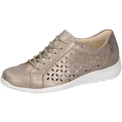 Waldläufer Schnürschuh »HINATA«, Komfortschuh, Halbschuh, Freizeitschuh in Weite H (=sehr weit) Waldläufer goldfarben 7 (40,5)