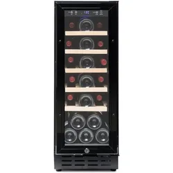 Vinobox Design 20 Flaschen. Schwarzer Weinkühlschrank elektrisch