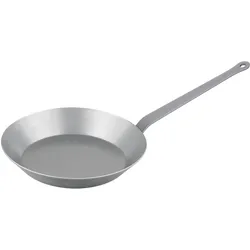 CHG Profi Bratpfanne aus Eisen Ø24 cm Eisenpfanne unbeschichtet hitzebeständig