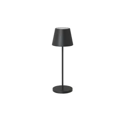 Akku-Tischleuchte   , schwarz , Maße (cm): H: 34  Ø: 11