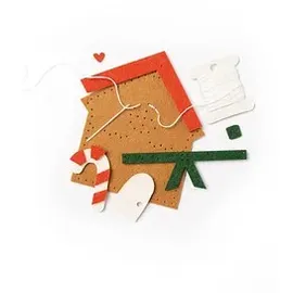 Folia Filznähset Mini Filzinies Lebkuchen Bastelset