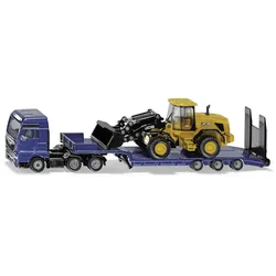 SIKU 1790 Super - MAN LKW mit Tieflader und JCB Radlader