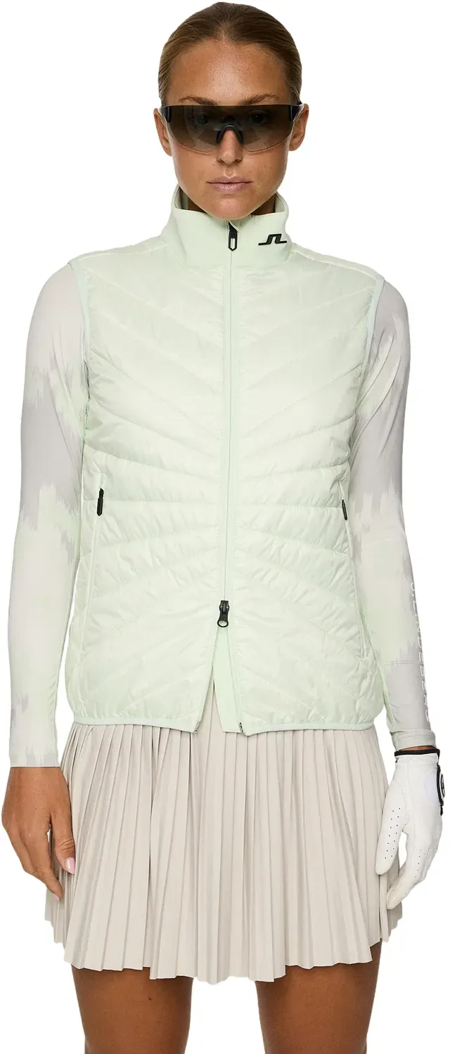 J. LINDEBERG Weste Madde Quilt Hybrid, mint