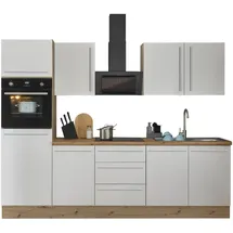 kochstation Küchenzeile Florida 270 cm weiß