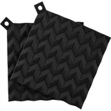 RIG-TIG by Hold-On Topflappen (2er-Set), schwarz