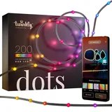 Twinkly LED-Lichterkette 10 m Schwarz