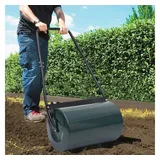 vidaXL Rasenwalze Grün und Schwarz 63 cm 50 L