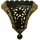 Marrakesch Orient & Mediterran Interior Deina (28cm) 28 cm schwarz
