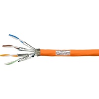 Logilink CPV0060 Netzwerkkabel Orange 100 m Cat7 S/FTP (S-STP)