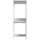Möbel Boss Waschmaschinenschrank Free 66 x 66 x 196 cm Weiß