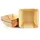 Wisefood Palmblatt Teller quadratisch tief 10 cm x 10 cm 200 St. Beige