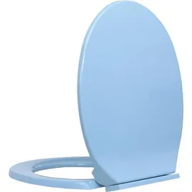 vidaXL Toilettensitz mit Absenkautomatik Blau