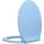 vidaXL Toilettensitz mit Absenkautomatik Blau