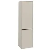 Villeroy & Boch Subway 3.0 Hochschrank C59301VN 40x171x36,2cm, Schanier rechts/Griff Volcano black, cashmere grey