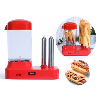 LIVOO Hot-Dog-Maschine rot