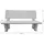 Dehner Gartenbank 120 x 50 x 75 cm Grau