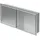 luxebath Wandnische Dusche Edelstahl Gebürstet Mit Befliesbarer Tür, 25,5x55,5x10 Cm, Silber, Eingebettete Duschnische Wasserdicht, Einbaunische Duschablage Randlos, Doppelregal, Badezimmer Lagerung
