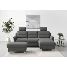 sit&more Ecksofa »Farö L-Form« inklusive Federkern, wahlweise mit Bettfunktion und Bettkasten