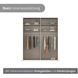 LeGer Home by Lena Gercke Kleiderschrank SERINA Eyecatcher 201 x 223 x 61 cm Beige