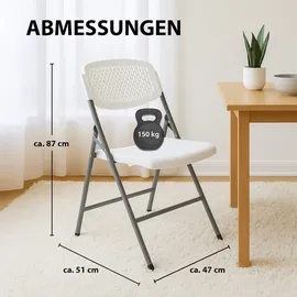 Trutzholm Campingstuhl 2er Set Weiß