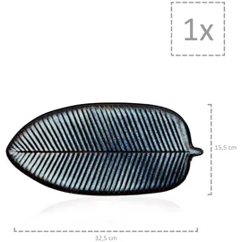 sänger Servierteller Tokio Blattoptik