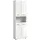 VCM Hochschrank Ice 4-türig ca. 60x185 cm weiß Hochglanz
