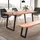 FineBuy Esszimmertisch 160 x 76 cm braun