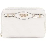 GUESS Katya SLG Medium Zip Around Wallet Portemonnaie weiß