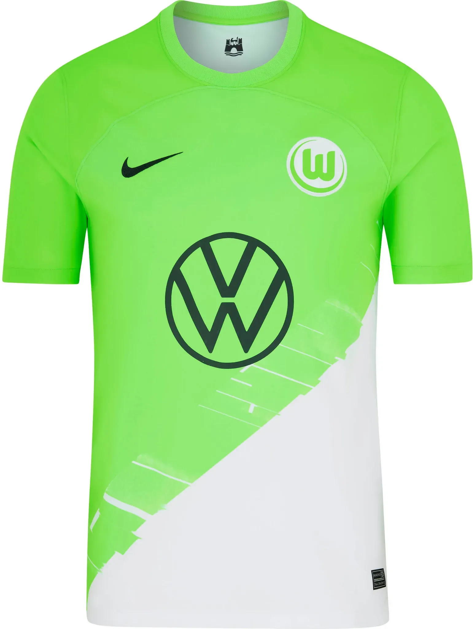Nike VFL Wolfsburg 23-24 Heim Teamtrikot Herren in sub lime-anthracite, Größe L - grün