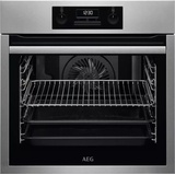 AEG Einbau- Backofen Edelstahl 70 l Display BSE988330M