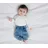 NAME IT NBFROSE R Frill Jeans Regular-fit blau 74