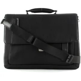 Piquadro P16 Expandable Computer Briefcase Chevron / Nero