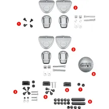 GIVI Abdeckungen Set Z128 Schutzhülle für Motorrad
