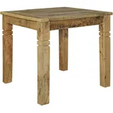FineBuy Esszimmertisch RUSTI 80 x 80 x 76cm Esstisch Massivholz Küchentisch Holz