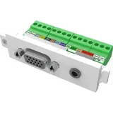 Vision VGA + 3,5 mm Modul Weiß