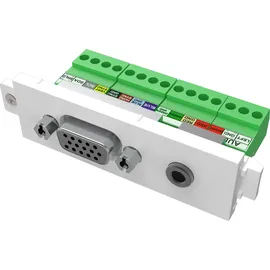 Vision VGA + 3,5 mm Modul Weiß