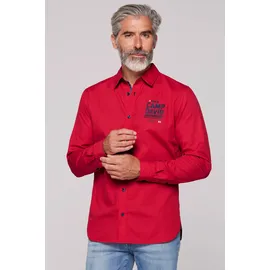 Camp David Langarmhemd rot 4XL