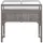 vidaXL Hochbeet mit Gewächshaus 110 x 54 x 120 cm Braun