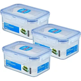 Lock & Lock Frischhaltedose rechteckig transparent 15 x 11 x 7 cm 0,6 l