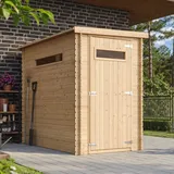 TIMBELA Gartenhaus 1,44 x 2,39 m Beige
