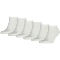 TOMMY HILFIGER Herren Sneaker Socken, 6er Pack - TH, Baumwolle, Uni, 39-49 Weiß 39-42